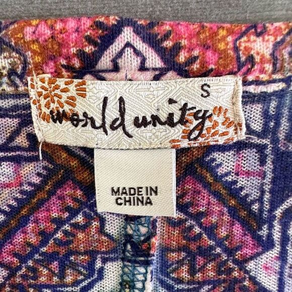 Unity World Wear‎ Women’s S Paisley Tie Dye Boho Lagenlook Artsy - Picture 4 of 8